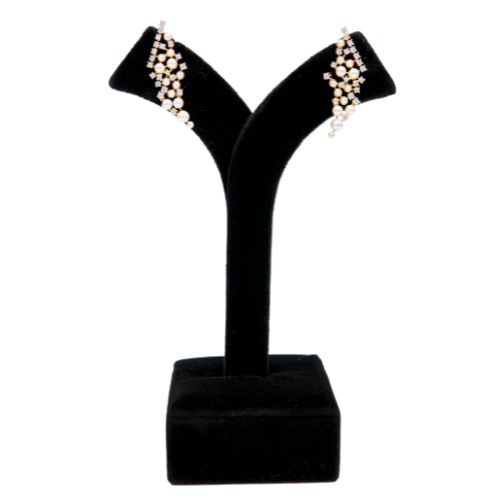 Elegant Pearl Cascade Women’s Drop Earrings